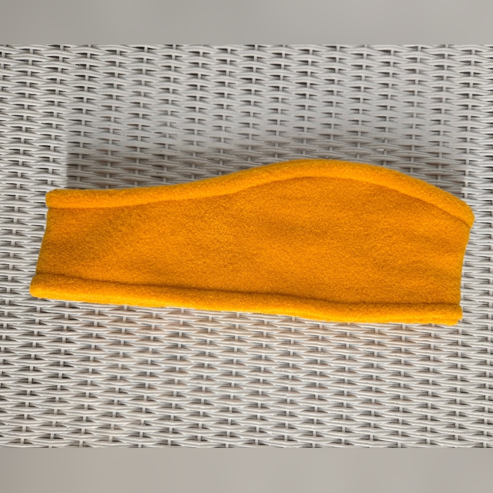 Vibrant Orange Fleece Headband